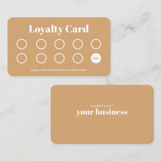 Fairstylist Loyalität Karte (Vorne/Hinten)