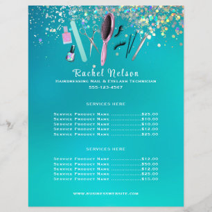 Fairstylist Nail Salon Flyer