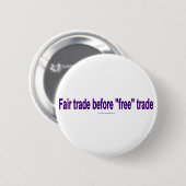 FairTradeBeforeFree Button (Vorne & Hinten)
