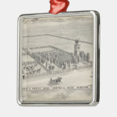Fairview-res, Ranches Ornament Aus Metall (Links)