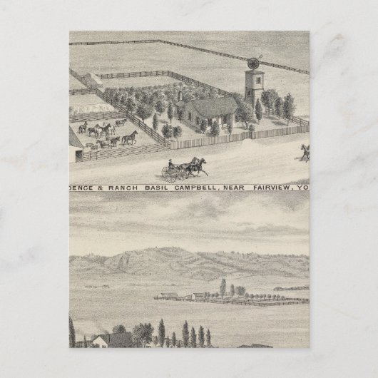 Fairview res, Ranches Postkarte (Vorderseite)