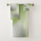 Fairway Finesse: Golf Essentials Musterspiel Badhandtuch Set (Insitu)