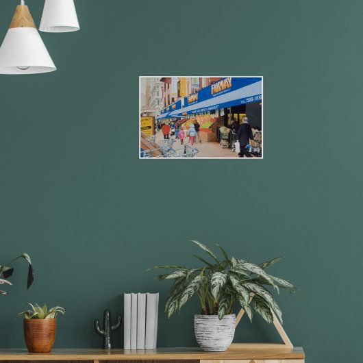 Fairway Market NYC Print Poster (Wohnzimmer 1)