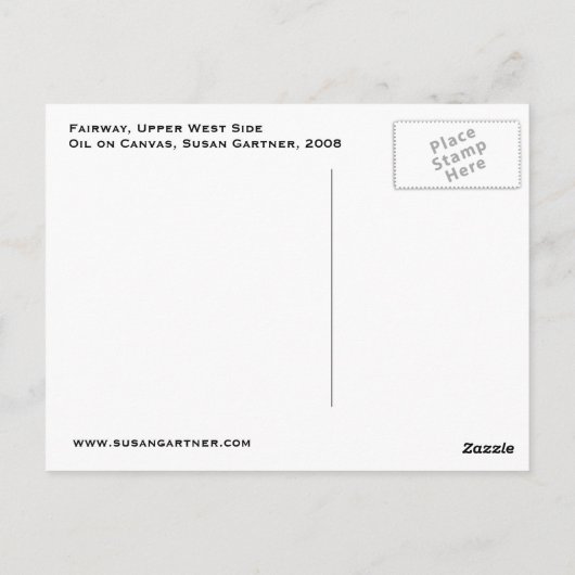 Fairway Postkarte (Rückseite)
