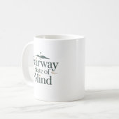 Fairway State Of Mind Klassischer Golf-Lebensstil Kaffeetasse (Vorderseite Links)