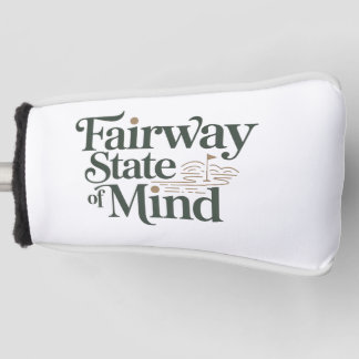 Fairway State Of Mind Minimaler Retro-Golf-Lebenss Golf Headcover