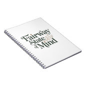 Fairway State Of Mind Minimaler Retro-Golf-Lebenss Notizblock (Rechte Seite)