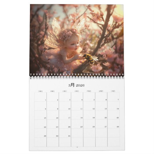 Fairyカレンダー カレンダー kalender (Mär 2026)