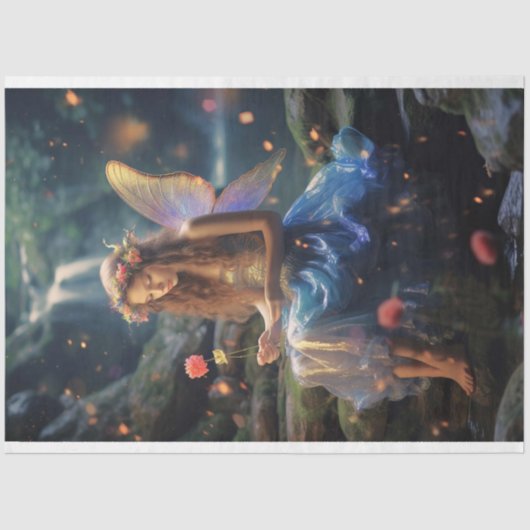 Fairy 1 Decoupage Paper Seidenpapier (Vorderseite)