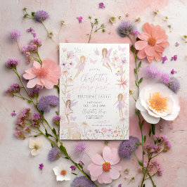 Fairy 1. Geburtstag Einladung Fairy Erstes Party