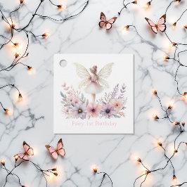 Fairy 1. Geburtstag Geschenkanhänger