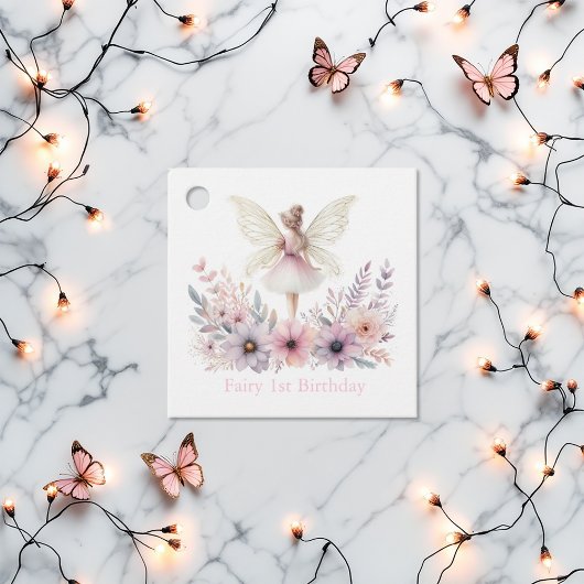 Fairy 1. Geburtstag Geschenkanhänger
