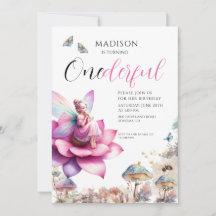 Fairy 1. Geburtstag verzauberter Wald