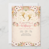 Fairy 1st Birthday Invitation Einladung (Vorderseite)