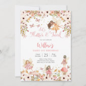 Fairy 1st Birthday Party Invitation Einladung (Vorderseite)