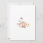 Fairy 1st Birthday Party Invitation Einladung (Rückseite)