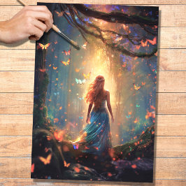 Fairy 2 Decoupage Paper Seidenpapier