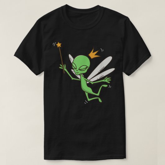 Fairy Alien UFO Alien Fairy L T-Shirt (Design vorne)