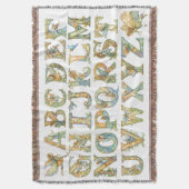 Fairy Alphabet in Whimsical Watercolor Decke (Vorderseite Vertikal)