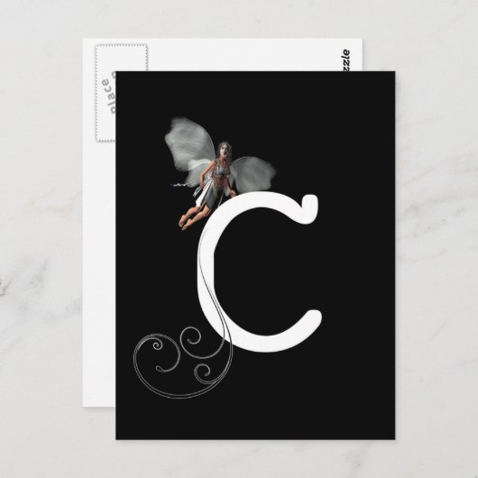 Fairy Alphabet Postkarte (Vorne/Hinten)