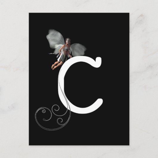 Fairy Alphabet Postkarte (Vorderseite)