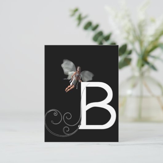 Fairy Alphabet Postkarte (Stehend Vorderseite)