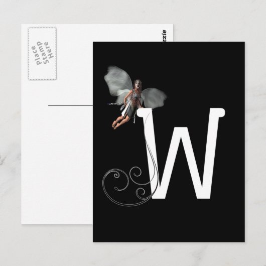 Fairy Alphabets Postkarte (Vorne/Hinten)
