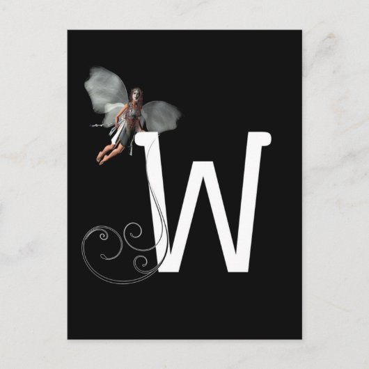 Fairy Alphabets Postkarte (Vorderseite)