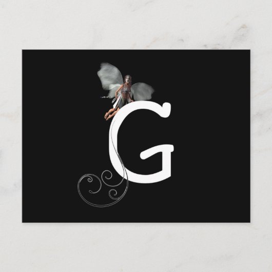 Fairy Alphabets Postkarte (Vorderseite)