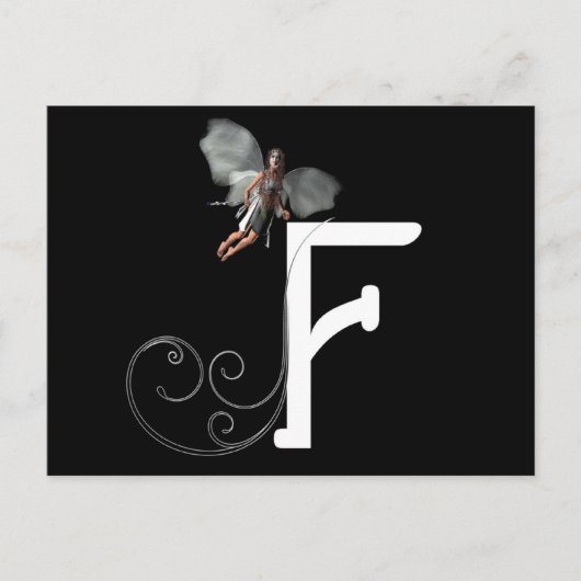 Fairy Alphabets Postkarte (Vorderseite)