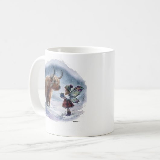 Fairy an cow Mug Kaffeetasse (Vorderseite Links)