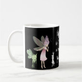 Fairy and Bunny mit inspirierendem Zitat Kaffeetasse (Links)