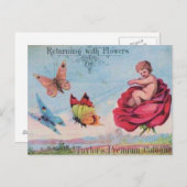 Fairy and Butterflies Köln Ad Postkarte (Vorne/Hinten)