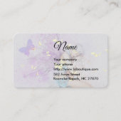 Fairy and Butterfly 2 Visitenkarte (Vorderseite)