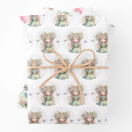 Fairy and Butterfly Gift Wrap Geschenkpapier Set