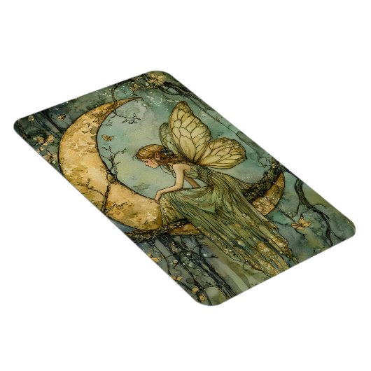 Fairy And Crescent Moon Magnet (Rechte Seite)