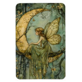 Fairy And Crescent Moon Magnet (Vertikal)