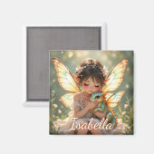Fairy and Dragon | Chibi Anime Fairy Tale Magnet (Vorderseite/Rückseite)