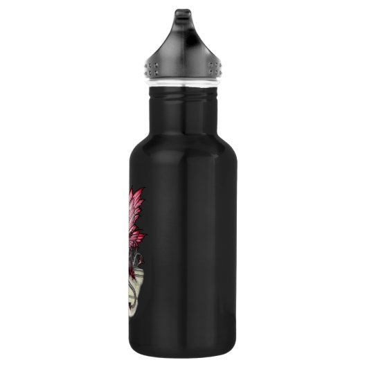 Fairy and Dragon Fantasy Art Edelstahlflasche (Rechts)
