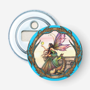 Fairy and Dragon Fantasy Art von Molly Harrison Flaschenöffner