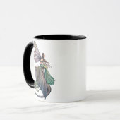 Fairy and Dragon Tasse von Molly Harrison (Vorderseite Links)