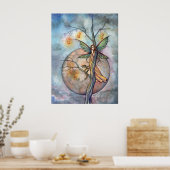 Fairy and Fairy Cat Poster Print by Molly Harrison (Küche)