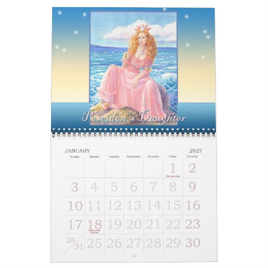 Fairy and Fantasy 2011 Kalender (Jan 2027)