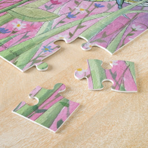 Fairy and Ladybug Puzzle mit Tin