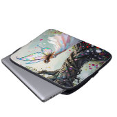 Fairy and Magical Vine Wrapped Tree Laptopschutzhülle (Vorne Knopf)