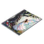 Fairy and Magical Vine Wrapped Tree Notizblock (Linke Seite)