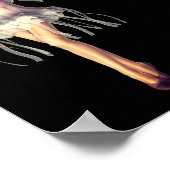 Fairy and Pink Zinnias Inspiration Poster (Ecke)