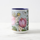Fairy and Tulips Two Tone Tasse (Mittel)