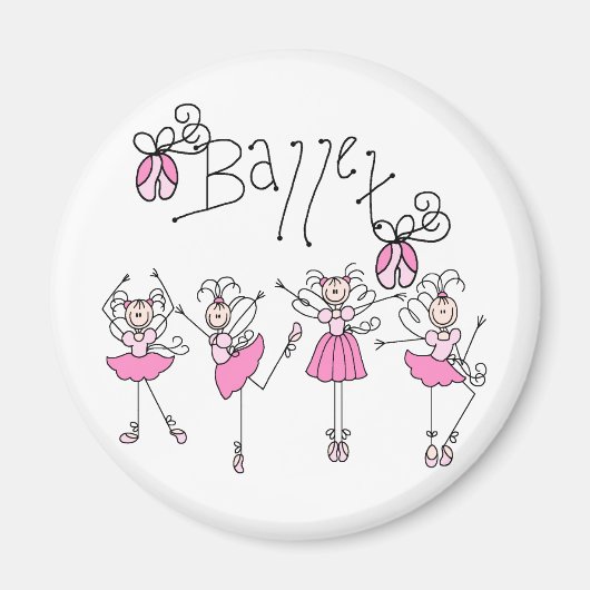 Fairy Angel Ballet Magnet (Vorne)