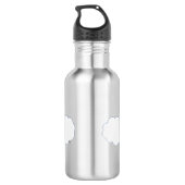 Fairy Angel (blau) Edelstahlflasche (Rückseite)